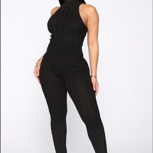 Black 2 piece Fashion Nova sweater set Small